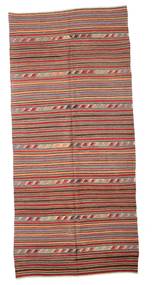 Kelim Vintage Türkei Teppich 162X355 Läufer Orange/Braun Wolle, Türkei Carpetvista
