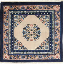 絨毯 中国 アンティーク仕上げ 124X124 正方形 (ウール, 中国)