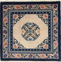  China Antiquefinish Rug 125X125 Wool Small Carpetvista