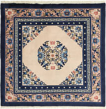 絨毯 中国 アンティーク仕上げ 124X125 正方形 (ウール, 中国)