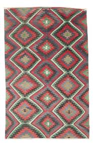  Kilim Semi Antique Turkish Rug 182X285 Wool Red/Grey Carpetvista