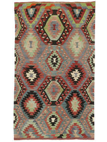 186X317 Kelim Vintage Türkei Teppich Orientalischer Braun/Dunkelgrau (Wolle, Türkei) Carpetvista