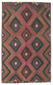 185X300 絨毯 オリエンタル キリム セミアンティーク トルコ レッド/ダークイエロー (ウール, トルコ) Carpetvista