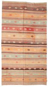 180X328 絨毯 キリム セミアンティーク トルコ オリエンタル ベージュ/茶色 (ウール, トルコ) Carpetvista