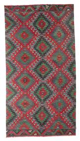  Kilim Vintage Turkish Rug 170X320 Vintage Wool Red/Grey Carpetvista
