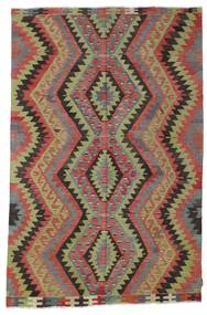 181X275 絨毯 オリエンタル キリム セミアンティーク トルコ レッド/茶色 (ウール, トルコ) Carpetvista