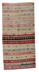 174X360 Kelim Vintage Türkei Teppich Orientalischer Läufer Rot/Orange (Wolle, Türkei) Carpetvista