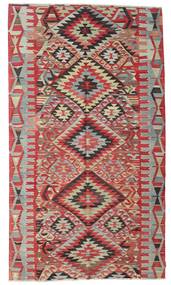 絨毯 オリエンタル キリム セミアンティーク トルコ 177X311 レッド/茶色 (ウール, トルコ)