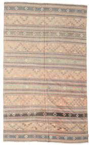 195X316 絨毯 キリム セミアンティーク トルコ オリエンタル ベージュ/オレンジ (ウール, トルコ) Carpetvista