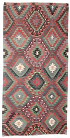  Kelim Vintage Türkei Teppich 164X338 Rot/Grau Carpetvista