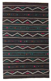 150X245 絨毯 オリエンタル キリム セミアンティーク トルコ ダークグレー/ベージュ (ウール, トルコ) Carpetvista