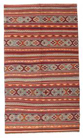  Kilim Semi Antique Turkish Rug 187X321 Wool Red/Brown Carpetvista