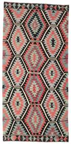 148X310 絨毯 キリム セミアンティーク トルコ オリエンタル 茶色/レッド (ウール, トルコ) Carpetvista