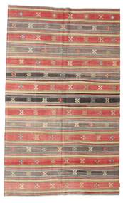 絨毯 オリエンタル キリム セミアンティーク トルコ 184X300 オレンジ/ベージュ (ウール, トルコ)