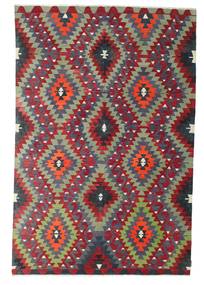  Orientalischer Kelim Halbantik Türkei Teppich 187X283 Rot/Grün Wolle, Türkei Carpetvista
