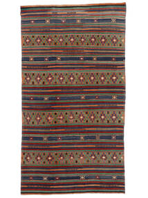  Kilim Vintage Turkish Rug 185X335 Vintage Wool Red/Dark Pink Carpetvista