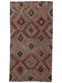  Kelim Vintage Türkei 177X326 Vintage Wollteppich Rot/Grau 