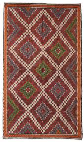 絨毯 キリム セミアンティーク トルコ 200X340 茶色/レッド (ウール, トルコ)