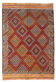 190X282 絨毯 キリム セミアンティーク トルコ オリエンタル レッド/茶色 (ウール, トルコ) Carpetvista