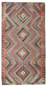 180X338 Kilim Vintage Turkish Rug Oriental Brown/Red (Wool, Turkey) Carpetvista