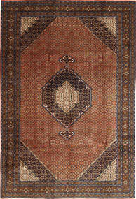 Ardebil Rug 195X289 Brown/Dark Red Wool, Persia/Iran Carpetvista