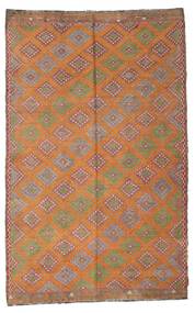 194X310 絨毯 キリム セミアンティーク トルコ オリエンタル オレンジ/茶色 (ウール, トルコ) Carpetvista