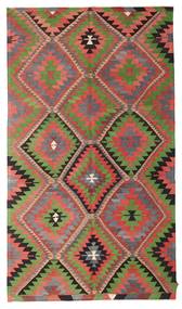 184X320 絨毯 オリエンタル キリム ヴィンテージ トルコ レッド/グリーン (ウール, トルコ) Carpetvista