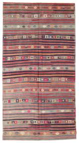 176X333 絨毯 オリエンタル キリム ヴィンテージ トルコ 廊下 カーペット レッド/ベージュ (ウール, トルコ) Carpetvista
