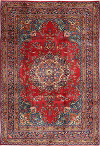  Orientalischer Maschad Teppich 198X292 Wolle, Persien/Iran Carpetvista