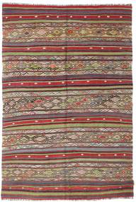  Orientalsk Kelim Halvt Antikke Tyrkiske Teppe 172X256 Rød/Brun Ull, Tyrkia Carpetvista