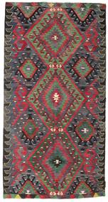 絨毯 キリム セミアンティーク トルコ 173X332 レッド/グレー (ウール, トルコ)