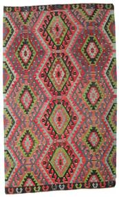 絨毯 キリム セミアンティーク トルコ 200X328 レッド/茶色 (ウール, トルコ)