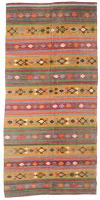  Orientalischer Kelim Halbantik Türkei Teppich 168X351 Beige/Rot Wolle, Türkei Carpetvista