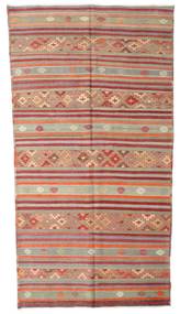  Kilim Vintage Turkish Rug 167X326 Vintage Wool Orange/Red Carpetvista