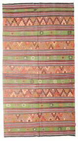 絨毯 オリエンタル キリム ヴィンテージ トルコ 168X313 レッド/グリーン (ウール, トルコ)