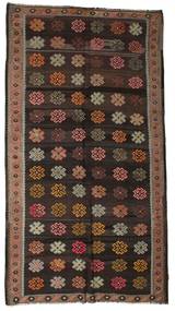 177X320 絨毯 キリム セミアンティーク トルコ オリエンタル 茶色/オレンジ (ウール, トルコ) Carpetvista