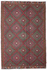 絨毯 オリエンタル キリム セミアンティーク トルコ 206X307 レッド/茶色 (ウール, トルコ)
