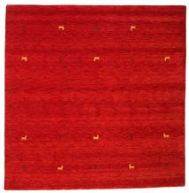  200X200 Gabbeh Loom Two Lines Tapis - Rouge Rouille Laine