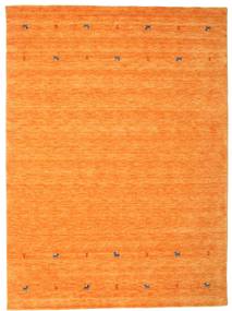  240X340 Large Gabbeh Loom Two Lines Rug - Orange Wool