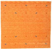  200X200 Gabbeh Loom Two Lines Rug - Orange Wool