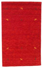 Gabbeh Loom Two Lines 100X160 Small Rust Red Wool Rug