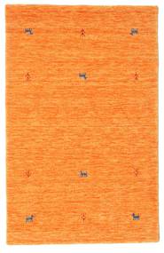 Gabbeh Loom Two Lines 100X160 Petit Orange Tapis De Laine