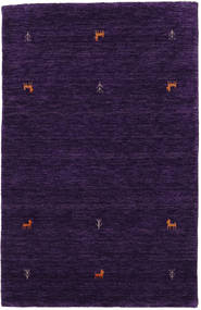  100X160 Pequeño Gabbeh Loom Two Lines Alfombra - Violeta Lana