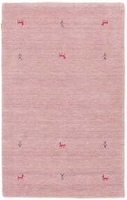  Wool Rug 100X160 Gabbeh Loom Two Lines Pink Small