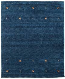 Gabbeh Loom Two Lines 190X240 Dark Blue Wool Rug