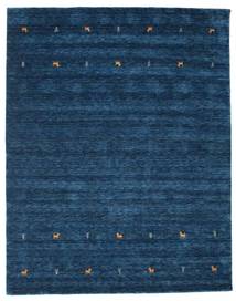  240X290 Large Gabbeh Loom Two Lines Rug - Dark Blue Wool