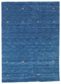  160X230 Gabbeh Loom Two Lines Rug - Blue Wool
