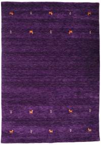  ウール 絨毯 160X230 Gabbeh Loom Two Lines 紫 