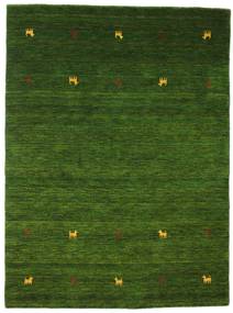  Wool Rug 140X200 Gabbeh Loom Two Lines Green Small 