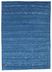  240X340 Large Gabbeh Loom Two Lines Rug - Blue Wool